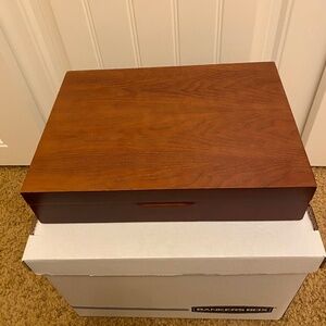 SILVERWARE CHEST WOODEN TARNISH PROOF FOR FLATWARE VINTAGE MCGRAW BOX ONLY